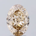 2.73ct BROWN Oval Modified Brilliant Lab Grown Diamond