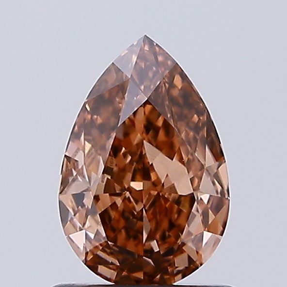 1.00ct BROWN Pear Lab Grown Diamond