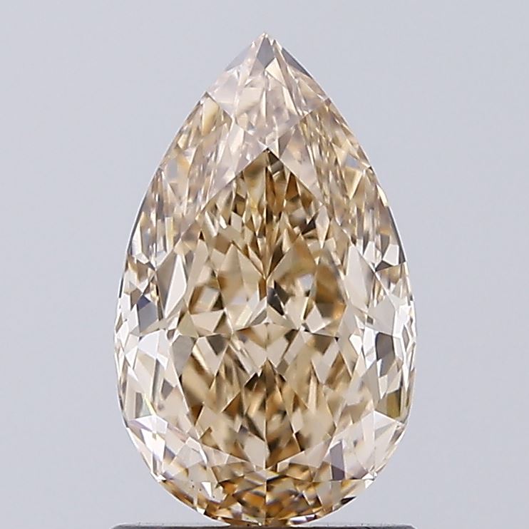 1.51ct BROWN Pear Lab Grown Diamond
