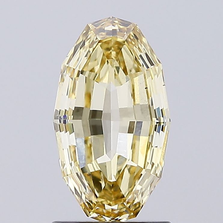 1.58ct YELLOW Dodecagonal Step Cut Lab Grown Diamond