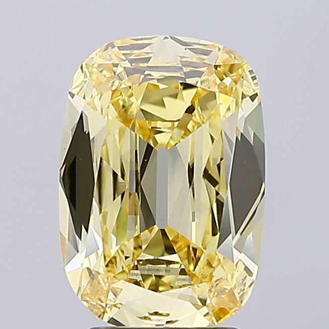 2.51ct YELLOW Old Miner Lab Grown Diamond