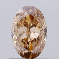 1.01ct BROWN Oval Lab Grown Diamond