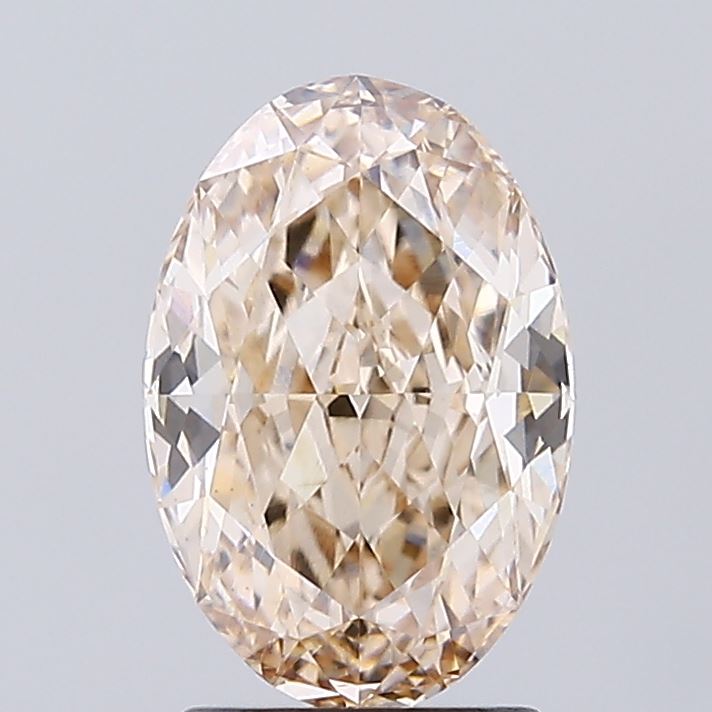 2.03ct BROWN Oval Modified Brilliant Lab Grown Diamond
